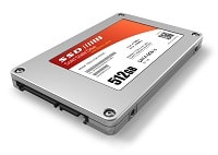 A close up of a harddrive