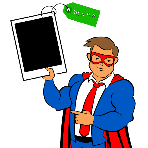 Mascot of alt image tool